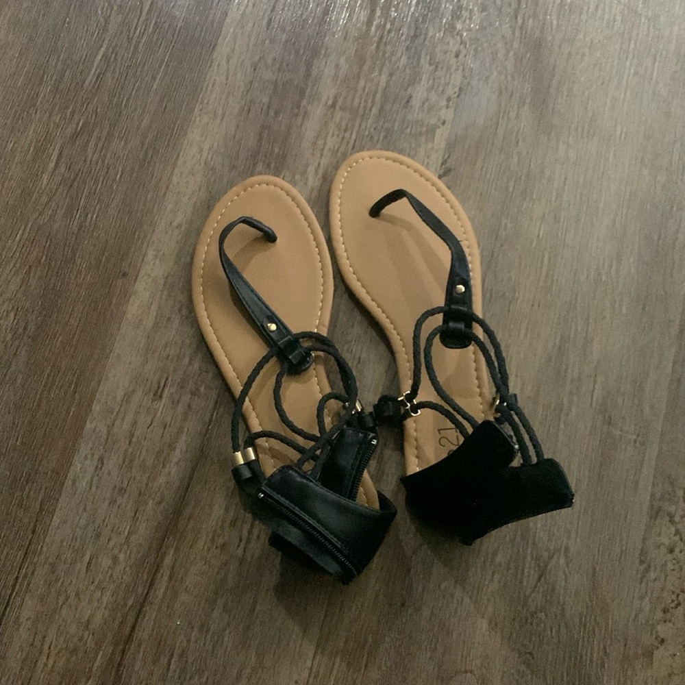 Black sandals